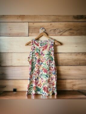 NEW Reitmans Women's Floral Pastel Watercolour Tank Top Size Small Flowy Summer